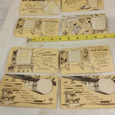 LOT 136    OLD WWII MILITARY POST CARDS