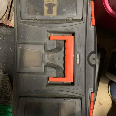 toolbox w gun cleaning supplies