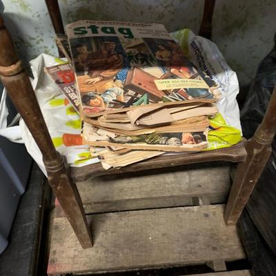 old stag & true detective & other men's magazines, no porn