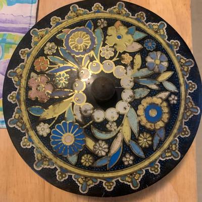 tin w enameled inlays