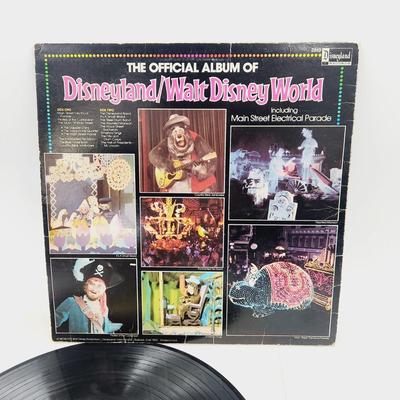 THE OFFICIAL ALBUM OF DISNEYLAND / WALT DISNEY WORLD LP ALBUM