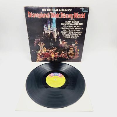THE OFFICIAL ALBUM OF DISNEYLAND / WALT DISNEY WORLD LP ALBUM