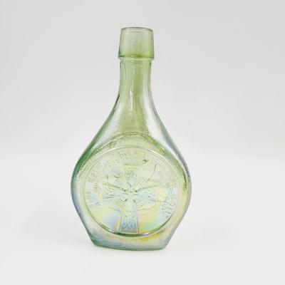 WHEATON DECANTER BILLY GRAHAM IRIDESCENT GREEN