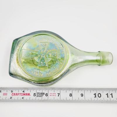 WHEATON DECANTER BILLY GRAHAM IRIDESCENT GREEN