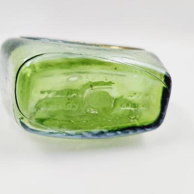WHEATON DECANTER BILLY GRAHAM IRIDESCENT GREEN