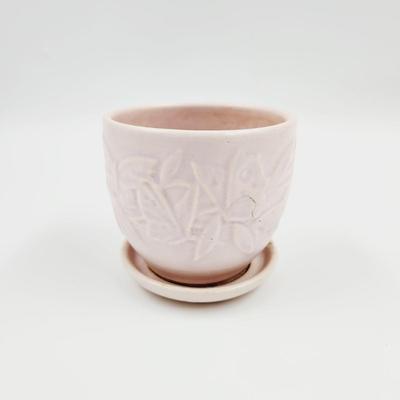 VINTAGE PASTEL PINK PLANTER