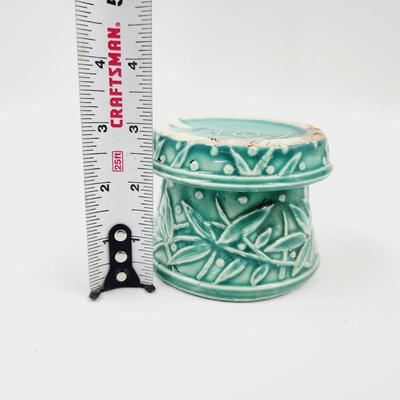 MCCOY HOBNAIL & LEAVES AQUA PLANTER