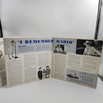 I REMEMBER RADIO & GOLDEN DAYS OF RADIO TRIO LP ALBUMS