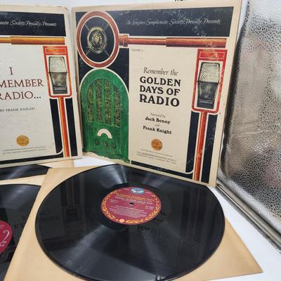 I REMEMBER RADIO & GOLDEN DAYS OF RADIO TRIO LP ALBUMS