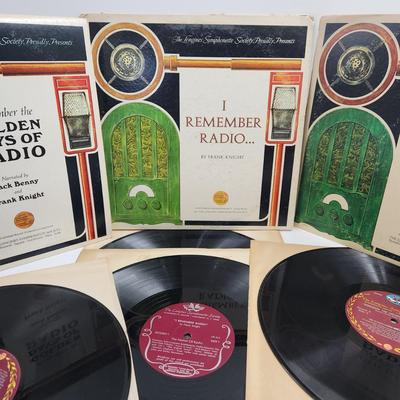 I REMEMBER RADIO & GOLDEN DAYS OF RADIO TRIO LP ALBUMS