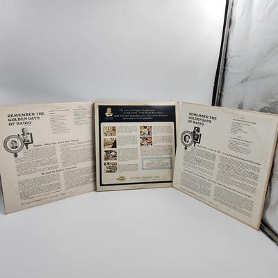 I REMEMBER RADIO & GOLDEN DAYS OF RADIO TRIO LP ALBUMS