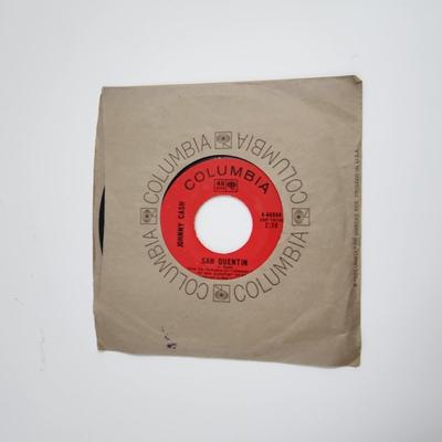 COLUMBIA RECORDS JOHNNY CASH A BOY NAMED SUE 45 RECORD