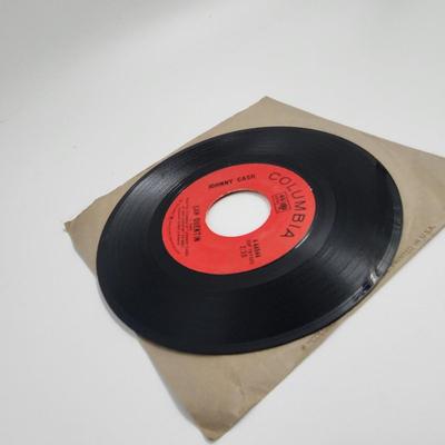 COLUMBIA RECORDS JOHNNY CASH A BOY NAMED SUE 45 RECORD
