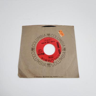 COLUMBIA JOHNNY CASH "THIS SIDE OF THE LAW" 45 RECORD
