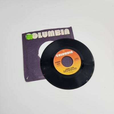 COLUMBIA JOHNNY CASH & THE TENNESSEE THREE ITS ALL OVER 45 RECORD