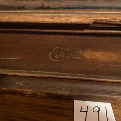 Vintage Edison Opera Phonograph Cylinder Player