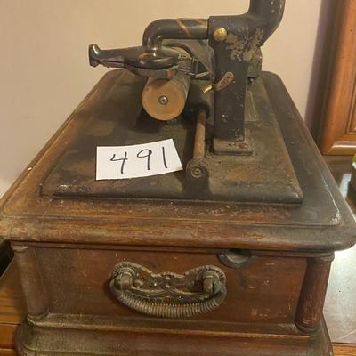 Vintage Edison Opera Phonograph Cylinder Player
