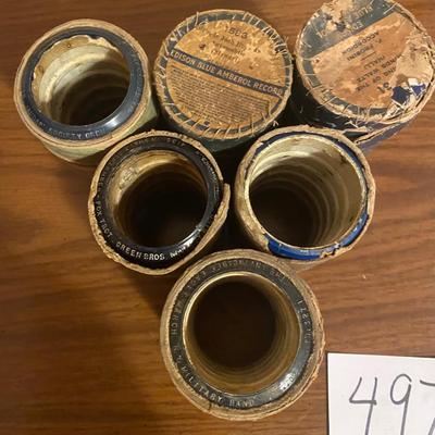 Vintage Phonograph Record Cylinders