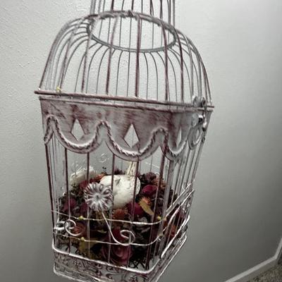White Decorative Bird Cage