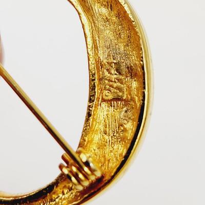 VINTAGE AAI GOLD TONED C PIN