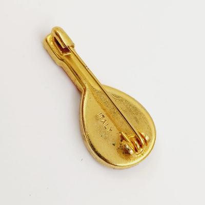 CUTE MOSIAC ITALIAN GUITAR PIN