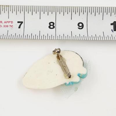 VINTAGE LADIES FLAPPER PIN