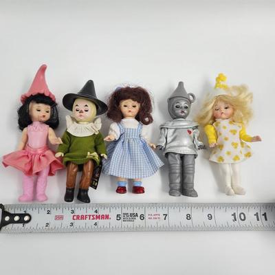 5 PC SET OF WIZARD OF OZ MADAME ALEXANDER DOLLS