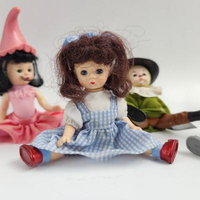 5 PC SET OF WIZARD OF OZ MADAME ALEXANDER DOLLS