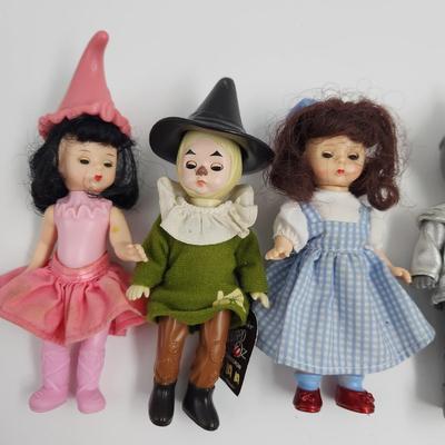5 PC SET OF WIZARD OF OZ MADAME ALEXANDER DOLLS