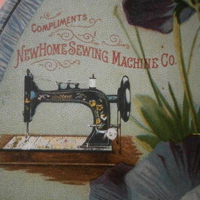 New Home Sewing Machine Advertising Fan