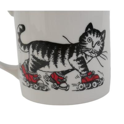 Japanese Roller Skating Cats Mug