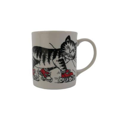 Japanese Roller Skating Cats Mug