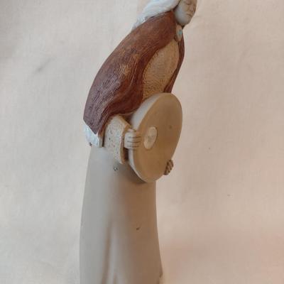 South American Hand-Crafted Pottery Figural Statuette