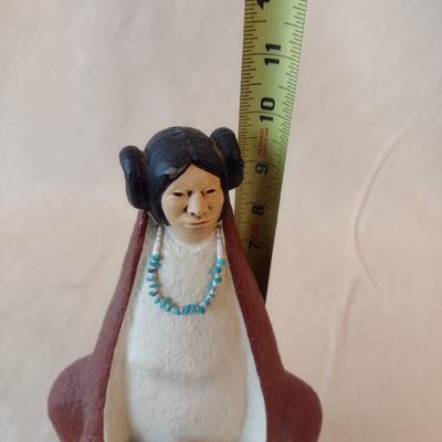 Zuni Pottery Figural Statue Signed by Artists