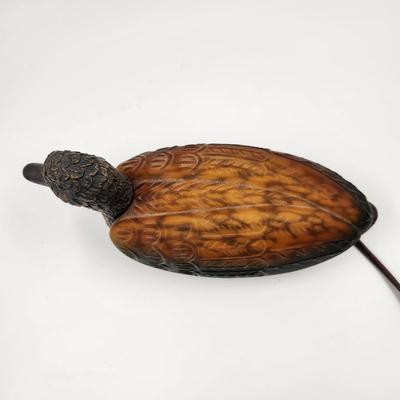 STAINED GLASS STYLE DUCK TABLE LAMP