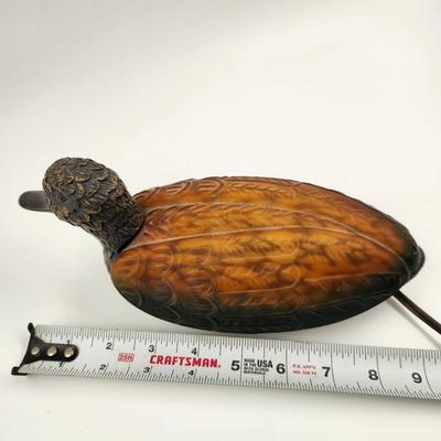 STAINED GLASS STYLE DUCK TABLE LAMP