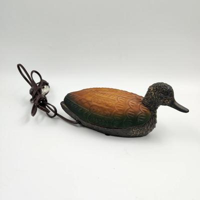 STAINED GLASS STYLE DUCK TABLE LAMP