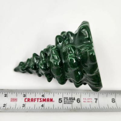 VINTAGE CERAMIC GREEN TREE SIGNED