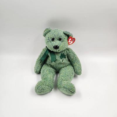 TY BEANIE BABY BUDDY SHAMROCKS â˜˜ï¸ BEAR