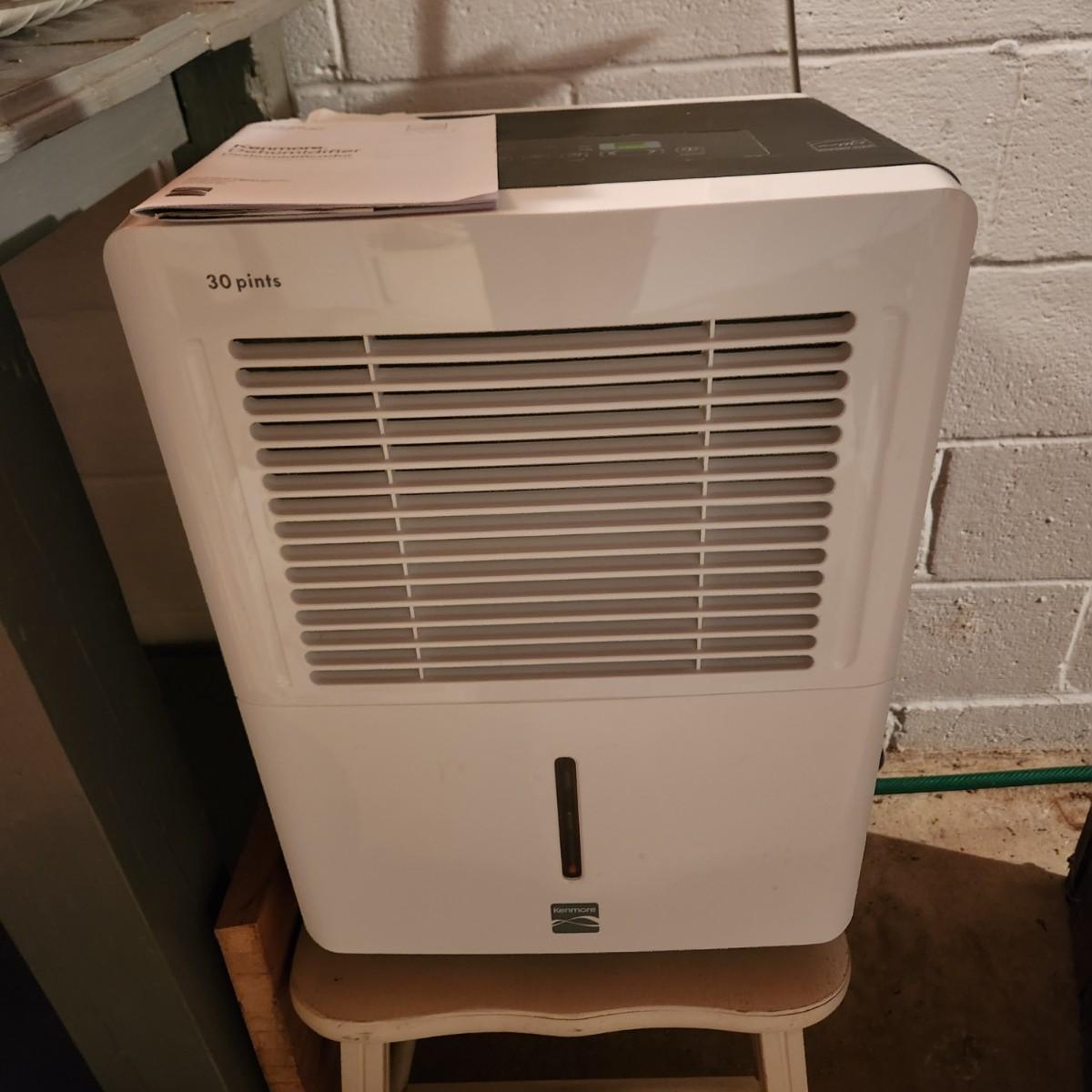 Kenmore Dehumidifier tested Working