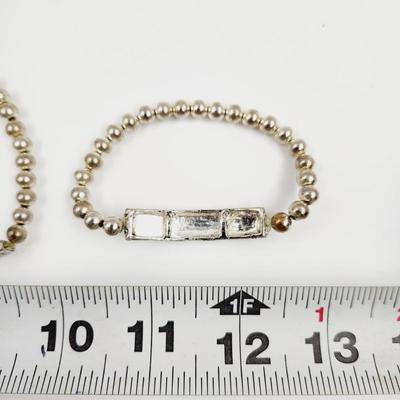 FANTASTIC STRETCHY BREAST CANCER "PROMISE OF A CURE" 3 BRACELET