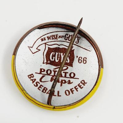 1966 GUYS POTATO CHIPS CLEVELAND INDIAN PIN