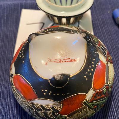 Antique Japanese Satsuma Incense Burner