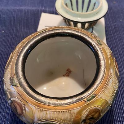 Antique Japanese Satsuma Incense Burner