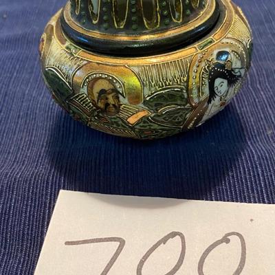 Antique Japanese Satsuma Incense Burner