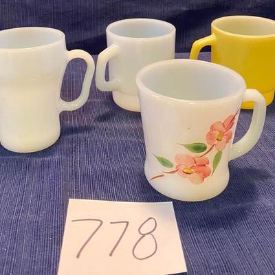 Vintage Fire King Cups