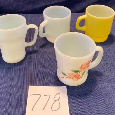 Vintage Fire King Cups