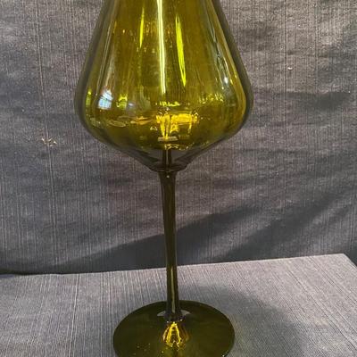 Vintage Mid Century Modern Empoli Glass