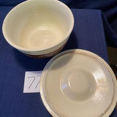 1940s Oxford Stoneware 8â€ Mixing Bowl