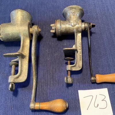 2 Vintage Food Choppers